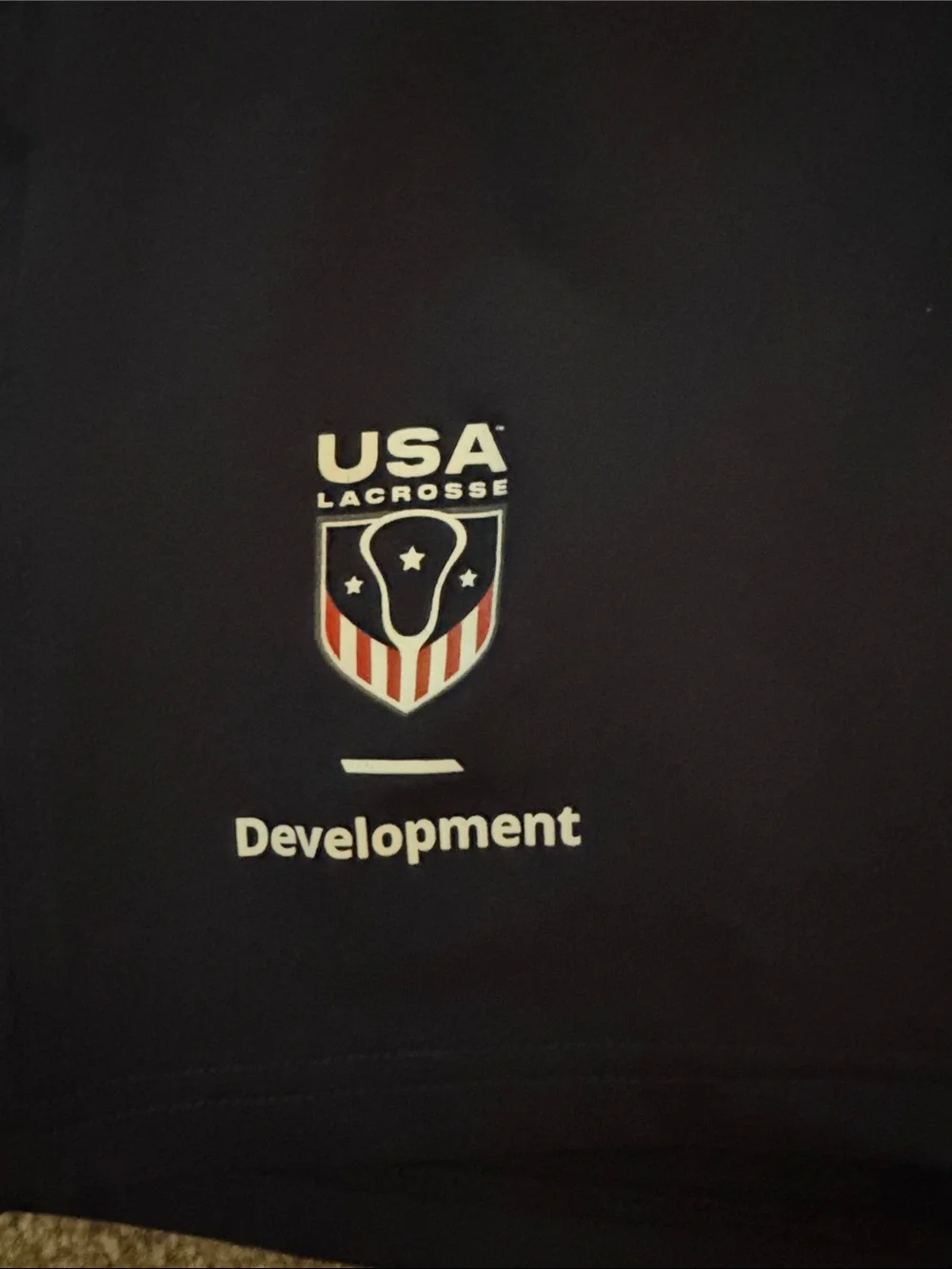 New Balance Navy USA LAX Development Athletic Shorts